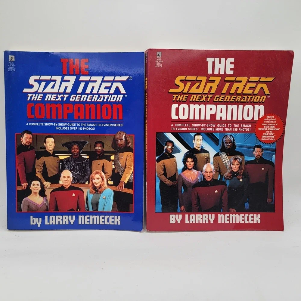 Larry Nemecek Star Trek The Next Generation Companion Paperback Set‎